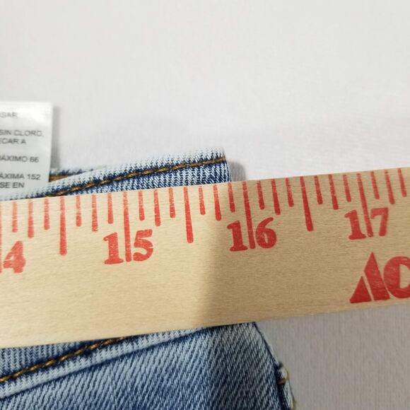 Chicos Jeans Sized 1.5 10R So Slimming Wide Leg Frayed Hem High Rise 570383758 - Picture 9 of 13